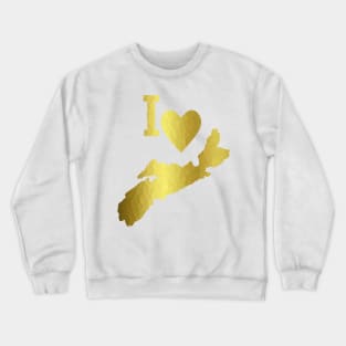 GOLD Nova Scotia Crewneck Sweatshirt